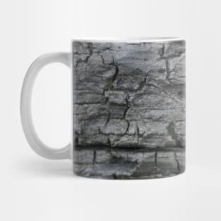 Charred wood texture Mug